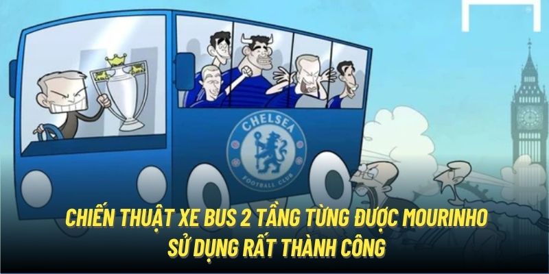 Chiến thuật xe bus 2 tầng từng được Mourinho sử dụng rất thành công